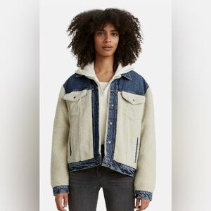 Levi’s Shearling and Denim Jean jacket